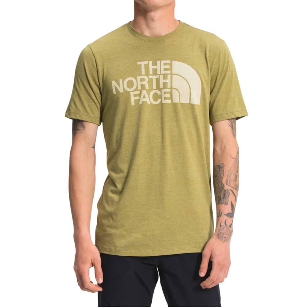 The North Face Army Green Short Sleeve Half Dome T-Shirt Mens Size XL‎ Tee Top